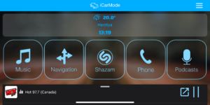 iCarMode + Shazam integration